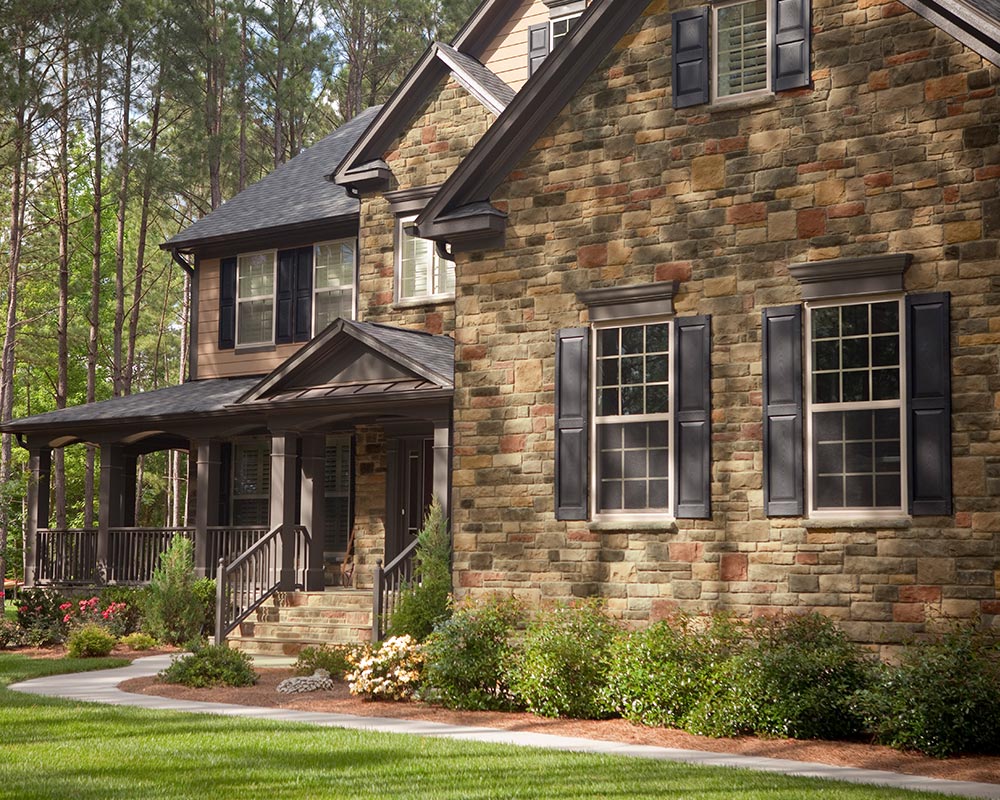 stone veneer limestone installation